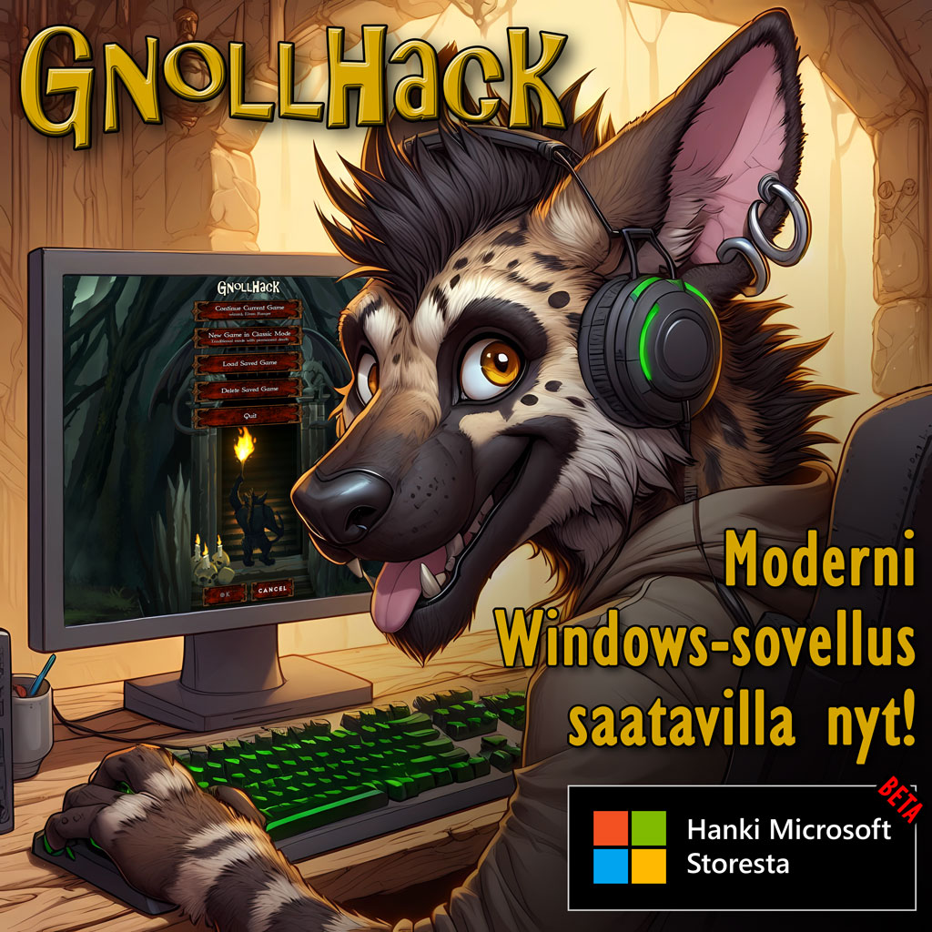 GnollHack moderni Windows-sovellus